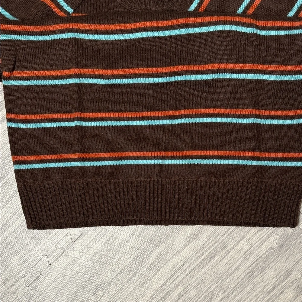 Industrial Exchange Striped Sweater Wool Blend Size XL